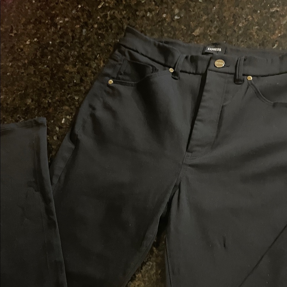 Express Women's Black Skinny High rise Jeans